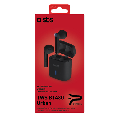 Auricolari wireless TWS con comando vocale e basetta