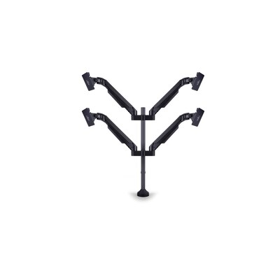 Multibrackets Desk Mount Gas Lift Arm Quad up to 21 kg – Black