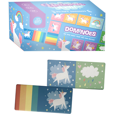 ROOST Set de domino pour enfants GAME02 licorne magique