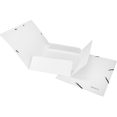 BIELLA Gummibandmappe A4 17840101U weiss, 355gm2 200 Bl.