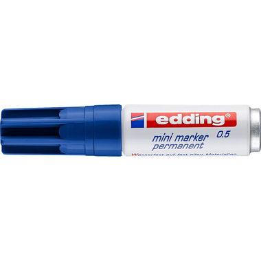 EDDING Mini Marker permanent 1,5-3mm 0-3 blau