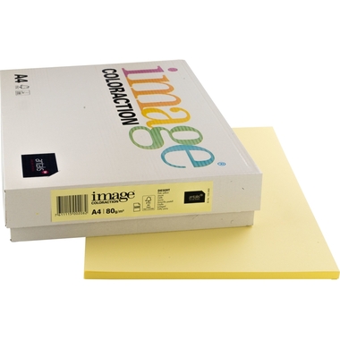 IMAGE COLORACTION Kopierpapier Desert A4 274566 80g, gelb 500 Blatt