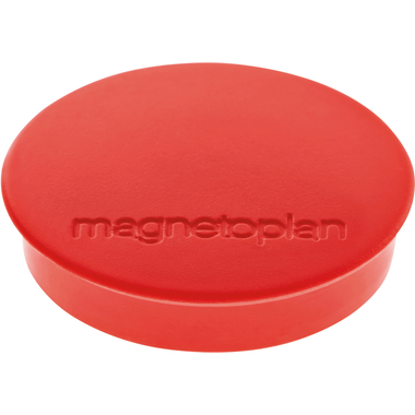 MAGNETOPLAN Magnet Discofix Standard 30mm 1664206 rot, ca. 0.7 kg 10 Stk.