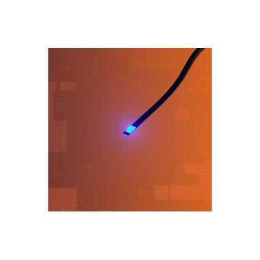 Light My Bricks 2.0 Astro Micro LED Bleu Câble plat 30 cm Pack de 4