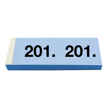 SIMPLEX Garderobenblock 201-300 13089 blau 100 Blatt