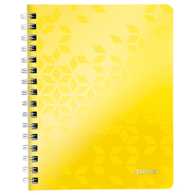 LEITZ Libro spirale WOW PP A5 4639-00-16 giallo 80 fogli