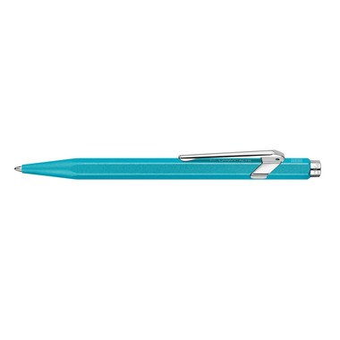 CARAN D'ACHE Stylo à bille 849 Colormat-X 849.181 turquoise bleu