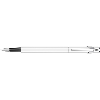CARAN D'ACHE Penna stilografica 849 M 840.001 bianco, laccato
