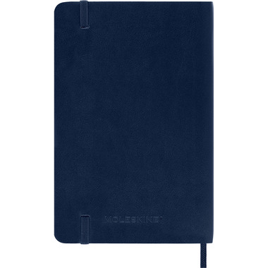 MOLESKINE Wochen-Notizkalender 25/26 DSB2018WN2Y26 18M liniert SC saphir 9x14cm