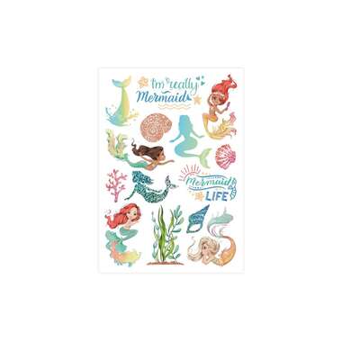 Papierdrachen Set di Tatuaggi Metallici – Sirene