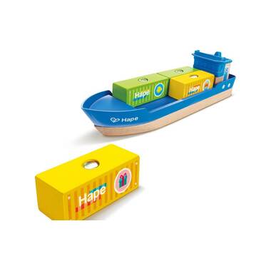 Hape Cargo Ship + Crane