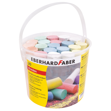 EBERHARD FABER Gesso 526512 6 colori ass. 20 pezzi