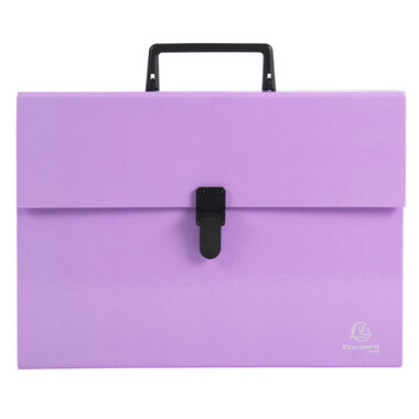 EXACOMPTA Fächermappe Aquarel A4 56765E mauve 18-teilig
