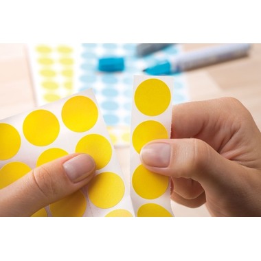 HERMA Marcatori 19mm 2251 giallo 1280 pz.