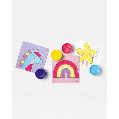 FOLIA Fingerfarben Sweet Rainbow 48211 5 Farben