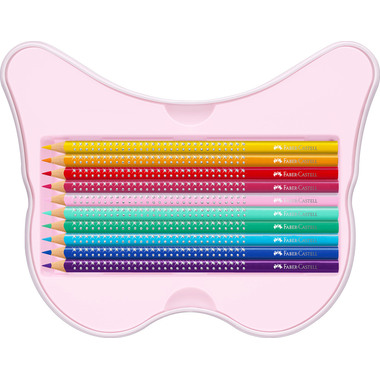 FABER-CASTELL Farbstifte Geschenkset 201971 Sparkle Schmetterling 20 Stk.