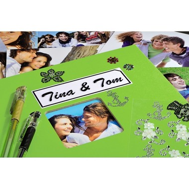 HAMA Spiralalbum Fine Art 24x17cm 113676 kiwi 25 Blatt