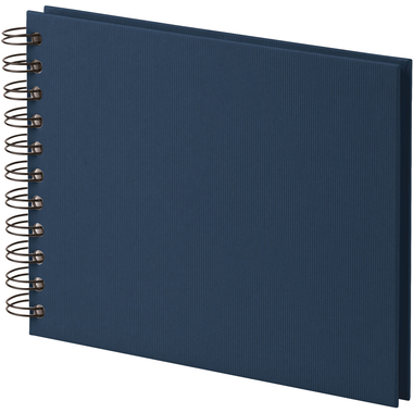 RÖSSLER Fotoalbum 19.5x14.5cm 1329452901 navy/off white