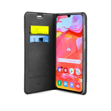 Book-style case with card holder pockets for Samsung Galaxy A70