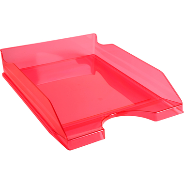 EXACOMPTA Corbeille courrier Ecotray A4+ 12354D framboise-transp.