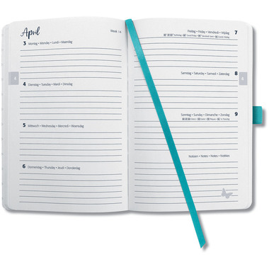 JOLIE Agenda Flair 2026 J6102 1W/2S aqua green ML A6