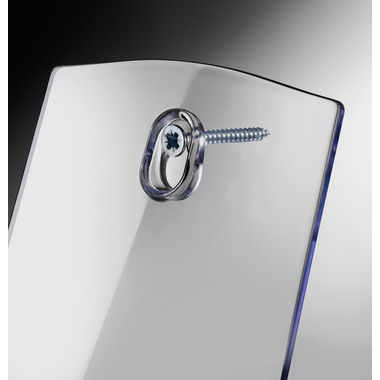 SIGEL Tischprospekthalter Acryl 3xA5 LH132 transparent 175x290x150mm