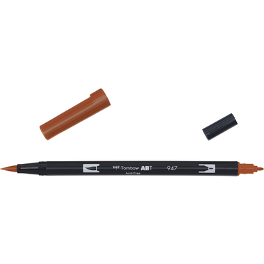 TOMBOW Dual Brush Pen ABT 947 burnt sienna