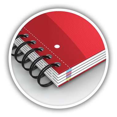 OXFORD Indirizzario Office A5 100101258 4 colori, rigato 90g 80 fogli