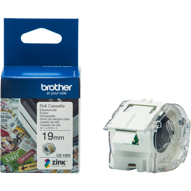 PTOUCH Colour Paper Tape 19mm/5m CZ-1003 VC-500W Compact Label Printer