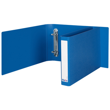 BIELLA Ringbuch Viria 3cm 15155305U blau 2-Ring A5 quer