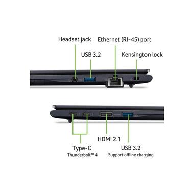 Acer Notebook TravelMate P4 (TMP414-55-TCO-528B)