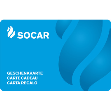 Carte cadeau SOCAR variable