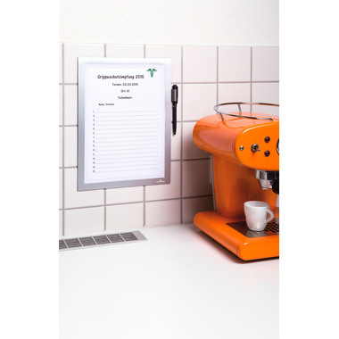 DURABLE Duraframe Note A4 499323 autocollant, argent