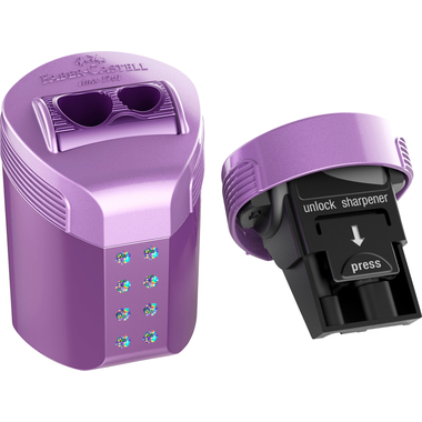 FABER-CASTELL doppio temperino 183990 RollOn Sparkle smistato