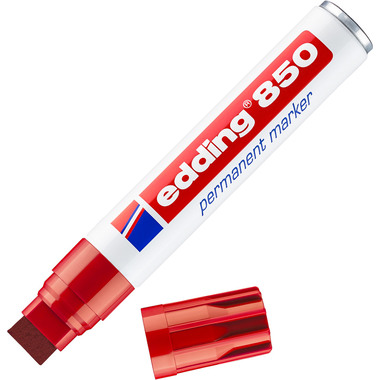 EDDING Marqueur permanent 850 5-15mm 850-2 rouge