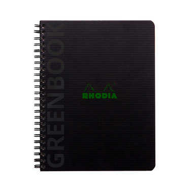 RHODIA Notizbuch Greenbook A5 119915C schwarz, liniert 80 Blatt