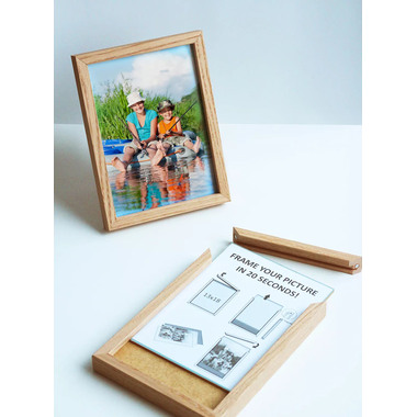 DEBEX Wechselrahmen 15x21cm H3201V150210 Holz, magnetisch Eiche