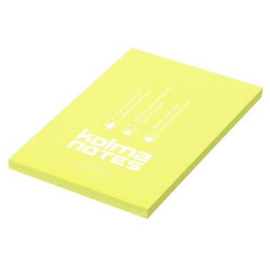 KOLMA kolma NOTES A6 13.006.11 1x100 Blatt gelb