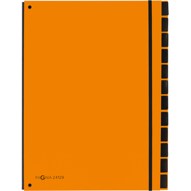 PAGNA Pultordner Trend A4 24129-09 orange 12 Fächer