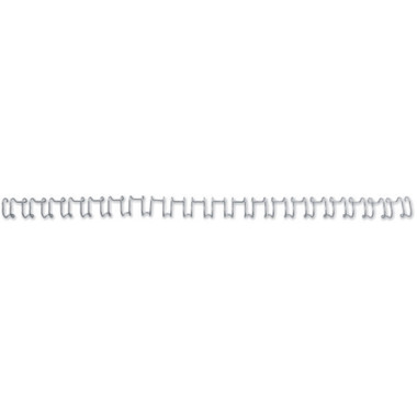 GBC Baguettes de reliure 14mm A4 IB161438 argent, 21 anneaux 100 pcs.