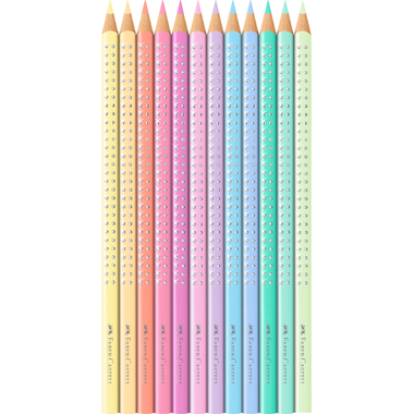 FABER-CASTELL Bunstifte Sparkle 201910 12 Farben, pastell