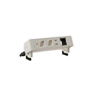 max connect unità presa SUPRA 2x T13, USB-A/C, modulo vuoto Nero