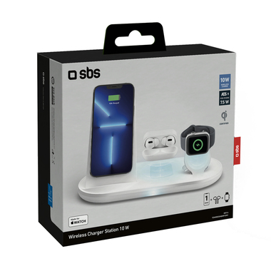 Mehrfaches kabelloses QI-Ladegerät auch für iPhone | SBS
