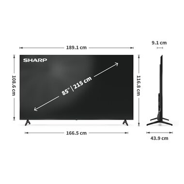 Sharp TV 85HP5465E 85", 3840 x 2160 (Ultra HD 4K), QLED