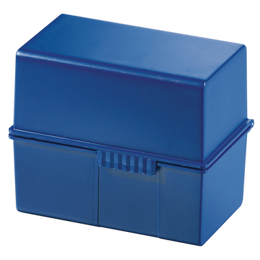 HAN Karteibox A6 5.45 blau, für 400 Karten