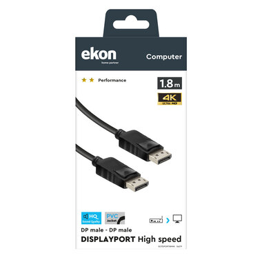 Câble DisplayPort pour haute résolution 4K Ultra HD | Ekon