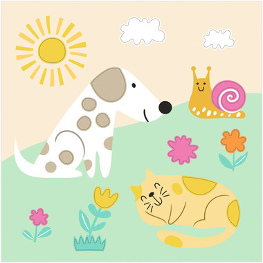 URSUS Bastelfilz Set 8800001F Happy Friends