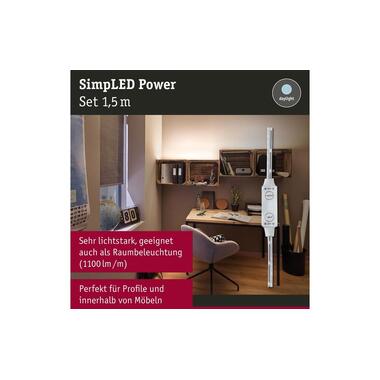 Paulmann LED-Stripe SimpLED Power 4000 K, 1.5 m Set