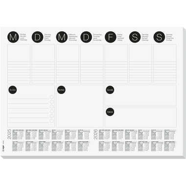 SIGEL Sottoman HO506 Calendario 2 anni 420x297mm