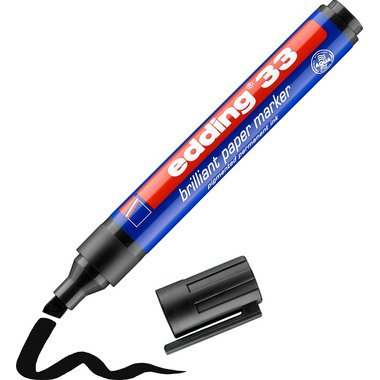 EDDING Permanent Marker 33 33-1 schwarz